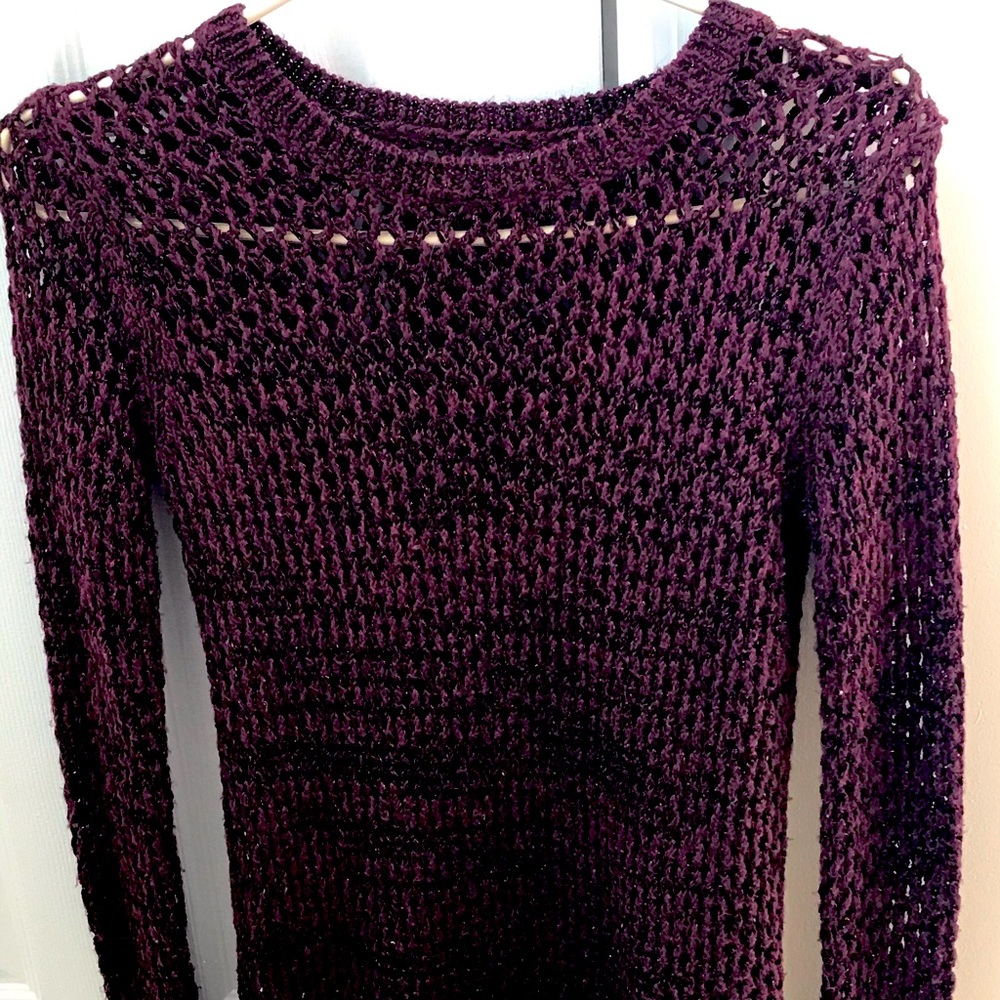 Apt. 9 Crimson Red Knit Top